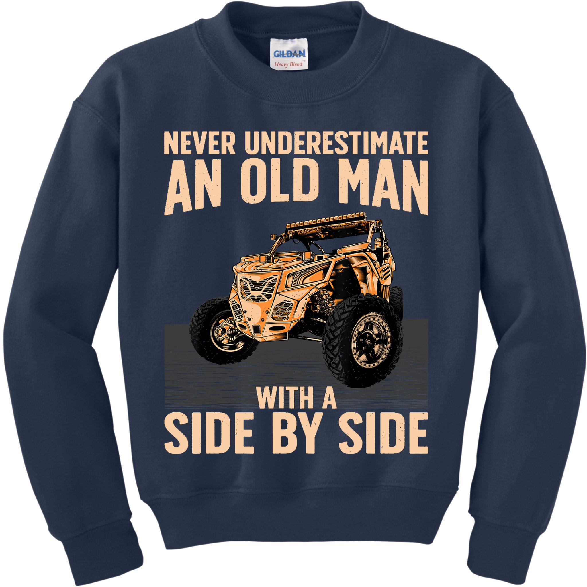 Cool SXS For Grandpa Dad Offroad UTV ATV SideBySide Kids Sweatshirt