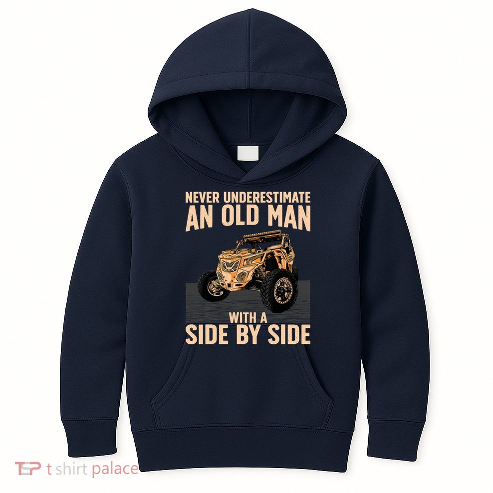 Cool SXS For Grandpa Dad Offroad UTV ATV SideBySide Kids Hoodie