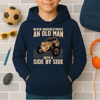 Cool SXS For Grandpa Dad Offroad UTV ATV SideBySide Kids Hoodie
