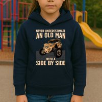 Cool SXS For Grandpa Dad Offroad UTV ATV SideBySide Kids Hoodie