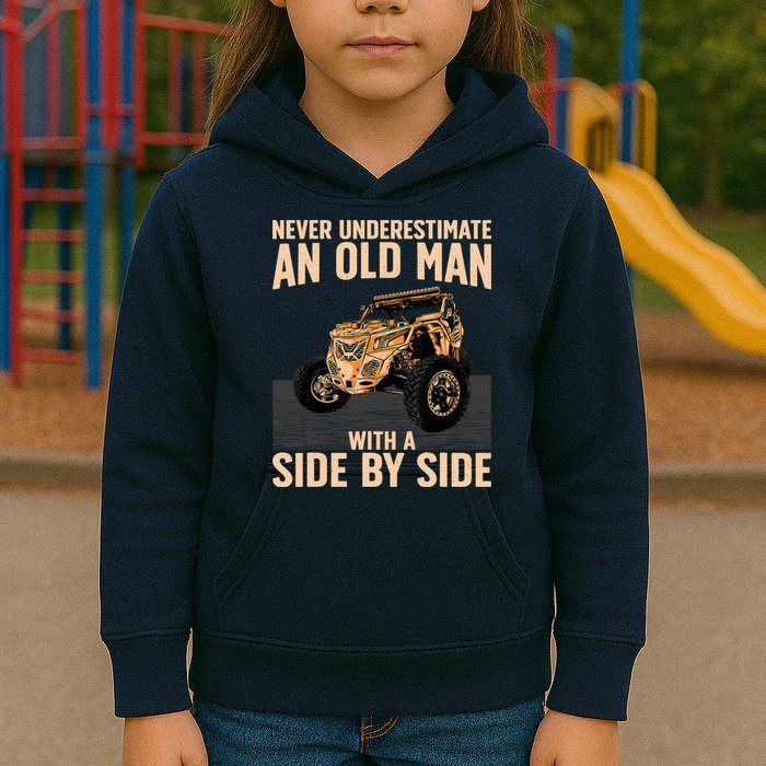 Cool SXS For Grandpa Dad Offroad UTV ATV SideBySide Kids Hoodie