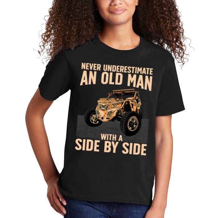 Cool SXS For Grandpa Dad Offroad UTV ATV SideBySide Kids T-Shirt