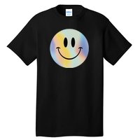 Colorful Smiley Face Tall T-Shirt