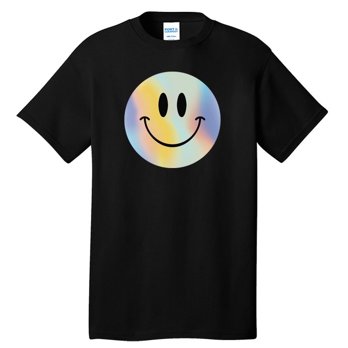 Colorful Smiley Face Tall T-Shirt