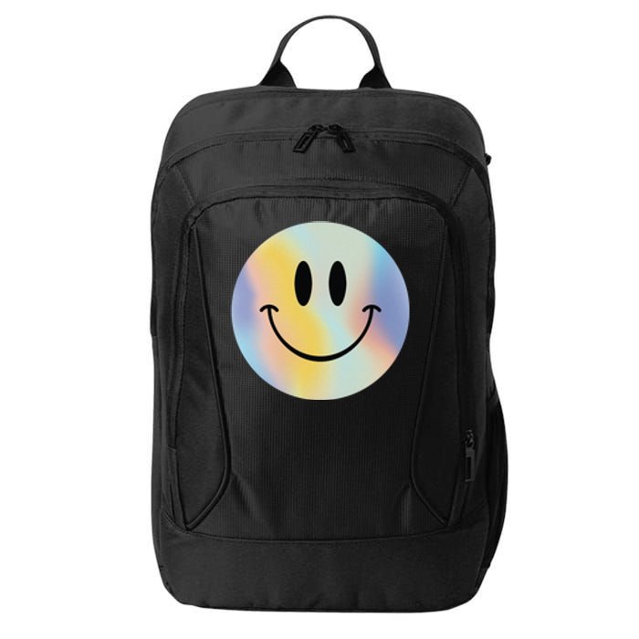 Colorful Smiley Face City Backpack