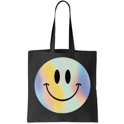 Colorful Smiley Face Tote Bag