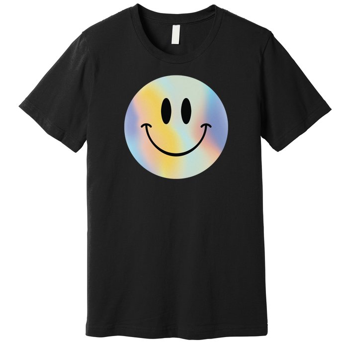 Colorful Smiley Face Premium T-Shirt