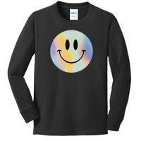 Colorful Smiley Face Kids Long Sleeve Shirt