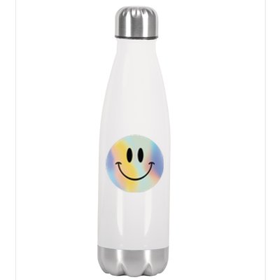 Colorful Smiley Face Stainless Steel Insulated Water Bottle