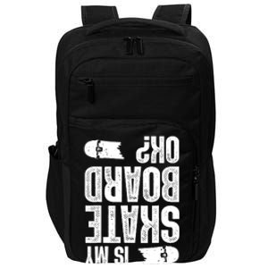 Cool Skateboard For Women Skateboarder Skateboarding Impact Tech Backpack