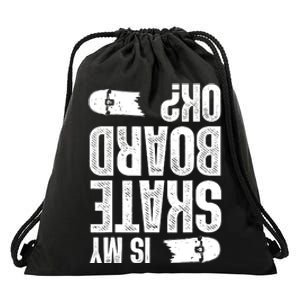 Cool Skateboard For Women Skateboarder Skateboarding Drawstring Bag