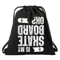 Cool Skateboard For Women Skateboarder Skateboarding Drawstring Bag