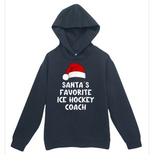 Christmas Santas Favorite Ice Hockey Coach Funny Xmas Pajama Urban Pullover Hoodie