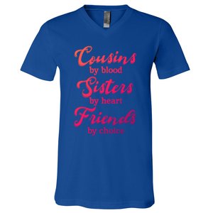 Cousins Sisters Friends Relatives Family Niece Aunt Uncle Cute Gift V-Neck T-Shirt