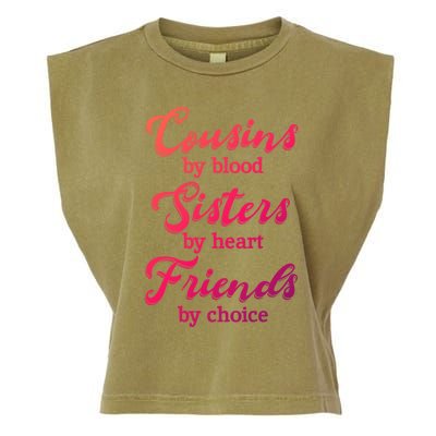 Cousins Sisters Friends Relatives Family Niece Aunt Uncle Cute Gift Garment-Dyed Women's Muscle Tee