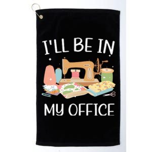 Cool Sewing For Women Girl Quilting Knitting Quilters Sewer Platinum Collection Golf Towel