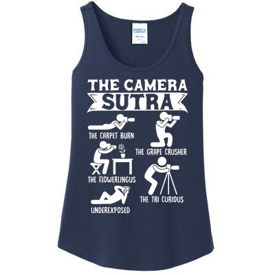 Camera Sutra Funny Photographer Pose Photography Ladies Essential Tank