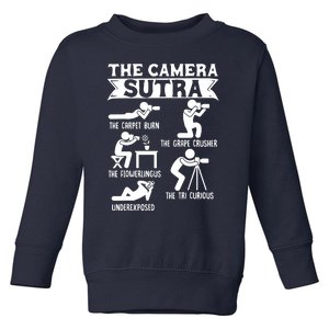 Camera Sutra Funny Photographer Pose Photography Toddler Sweatshirt