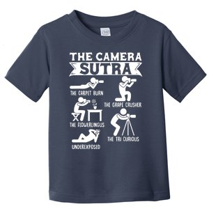 Camera Sutra Funny Photographer Pose Photography Toddler T-Shirt