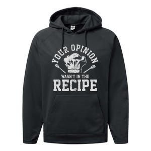 ChefS Saying Funny ChefS Hat Cooking Gift Performance Fleece Hoodie