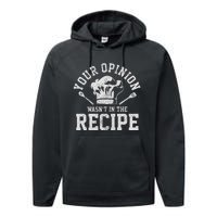 ChefS Saying Funny ChefS Hat Cooking Gift Performance Fleece Hoodie