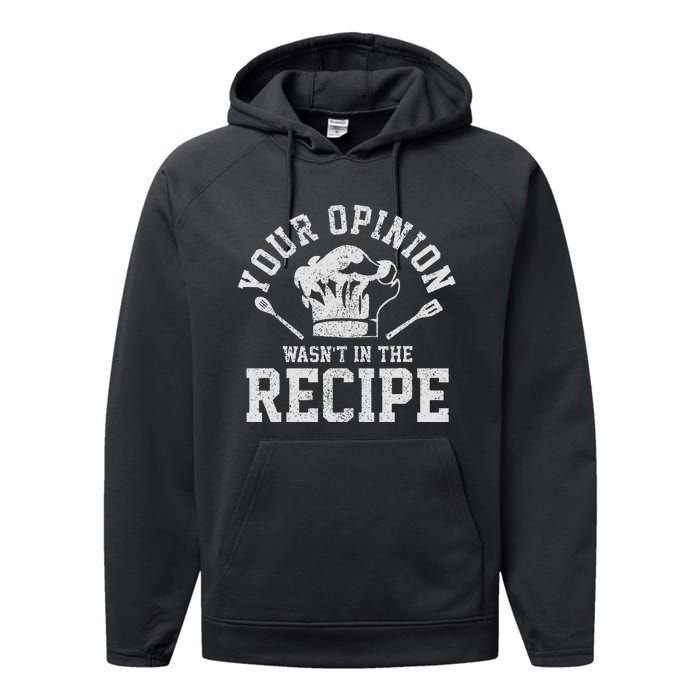 ChefS Saying Funny ChefS Hat Cooking Gift Performance Fleece Hoodie