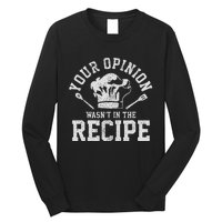 ChefS Saying Funny ChefS Hat Cooking Gift Long Sleeve Shirt