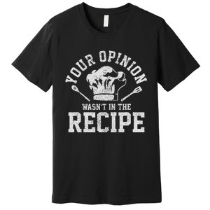 ChefS Saying Funny ChefS Hat Cooking Gift Premium T-Shirt