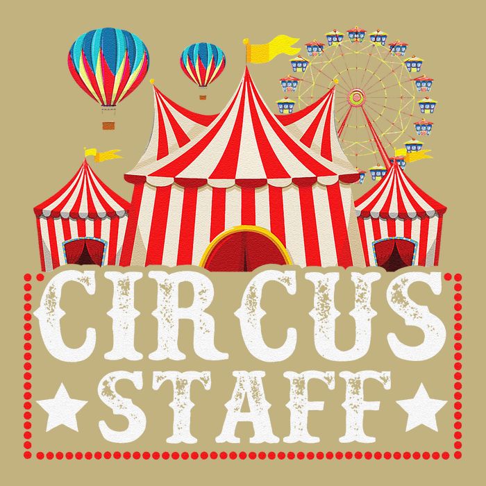 Circus Staff Funny Circus Themed Birthday Party Button