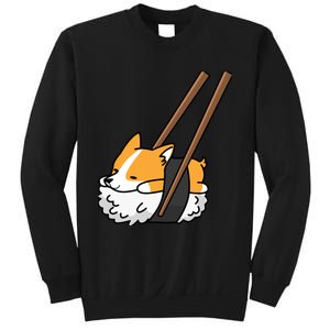 Corgi Sushi Funny Dog Gift Sweatshirt