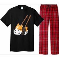 Corgi Sushi Funny Dog Gift Pajama Set