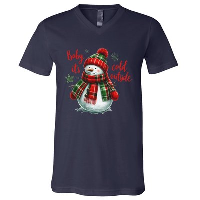 Christmas Squad Family Matching Xmas Christmas Pajamas V-Neck T-Shirt