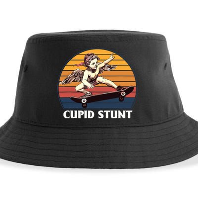 Cupid Stunt Funny Sarcastic Offensive Humor Embarrassing Sustainable Bucket Hat