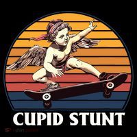 Cupid Stunt Funny Sarcastic Offensive Humor Embarrassing Sustainable Bucket Hat