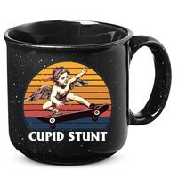 Cupid Stunt Funny Sarcastic Offensive Humor Embarrassing 15oz Campfire Ceramic Mug