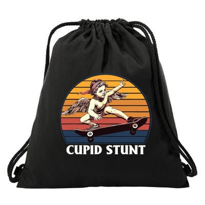 Cupid Stunt Funny Sarcastic Offensive Humor Embarrassing Drawstring Bag