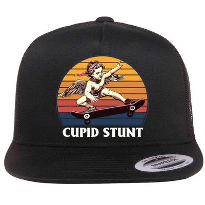 Cupid Stunt Funny Sarcastic Offensive Humor Embarrassing Flatbill Hat