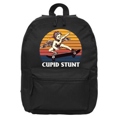 Cupid Stunt Funny Sarcastic Offensive Humor Embarrassing 16 in Basic Backpack