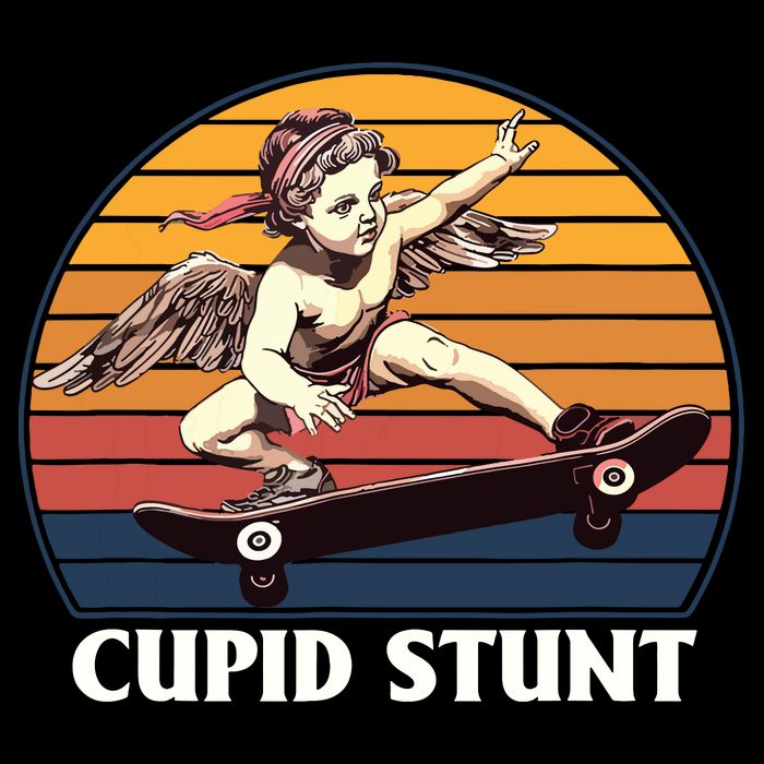 Cupid Stunt Funny Sarcastic Offensive Humor Embarrassing 16 in Basic Backpack
