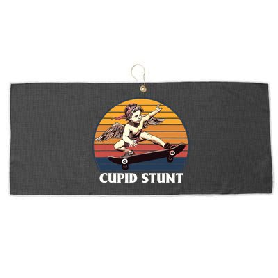 Cupid Stunt Funny Sarcastic Offensive Humor Embarrassing Large Microfiber Waffle Golf Towel