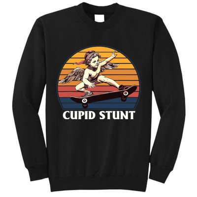 Cupid Stunt Funny Sarcastic Offensive Humor Embarrassing Tall Sweatshirt