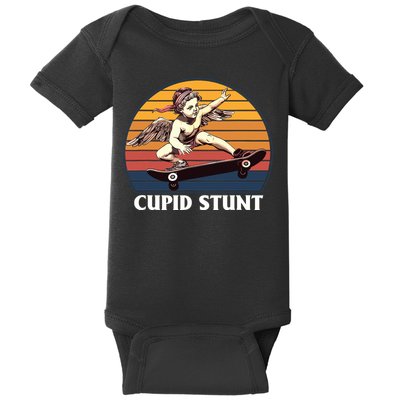 Cupid Stunt Funny Sarcastic Offensive Humor Embarrassing Baby Bodysuit