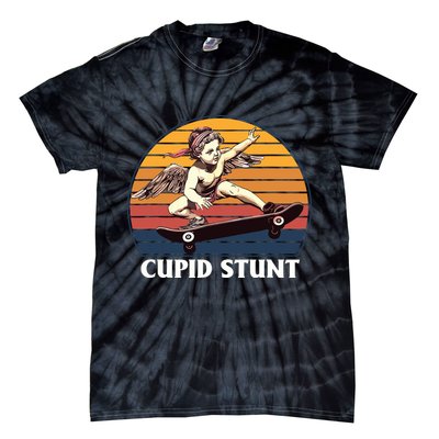 Cupid Stunt Funny Sarcastic Offensive Humor Embarrassing Tie-Dye T-Shirt