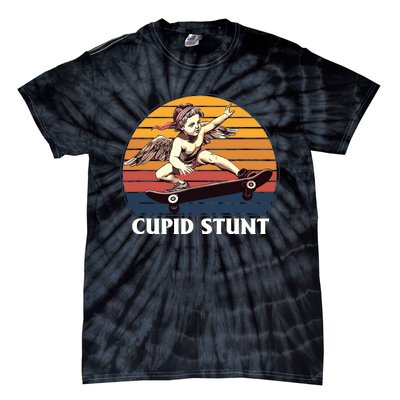 Cupid Stunt Funny Sarcastic Offensive Humor Embarrassing Tie-Dye T-Shirt