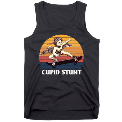 Cupid Stunt Funny Sarcastic Offensive Humor Embarrassing Tank Top