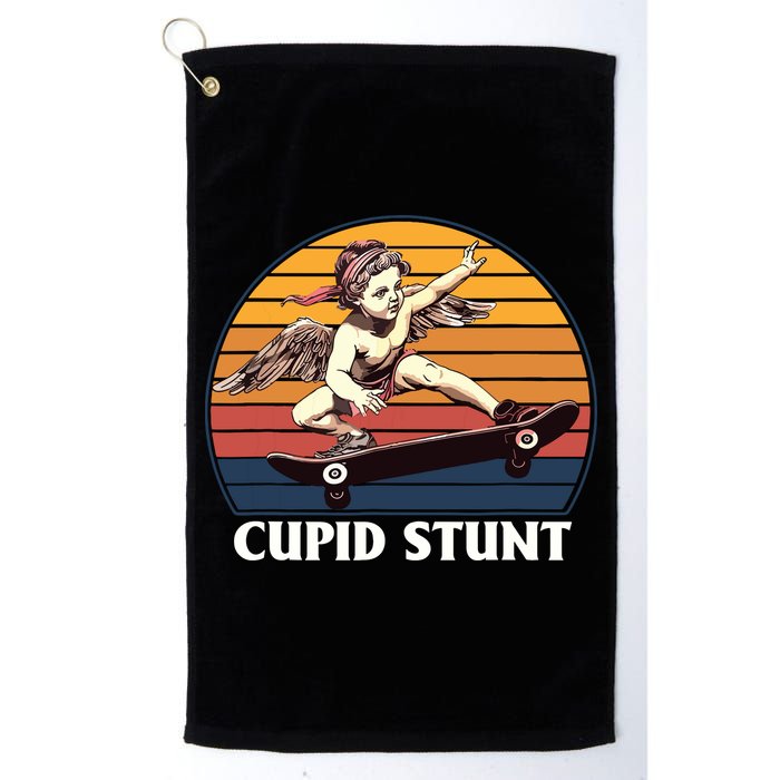 Cupid Stunt Funny Sarcastic Offensive Humor Embarrassing Golf Towel