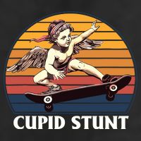 Cupid Stunt Funny Sarcastic Offensive Humor Embarrassing Golf Towel