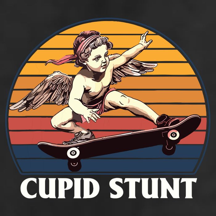 Cupid Stunt Funny Sarcastic Offensive Humor Embarrassing Golf Towel