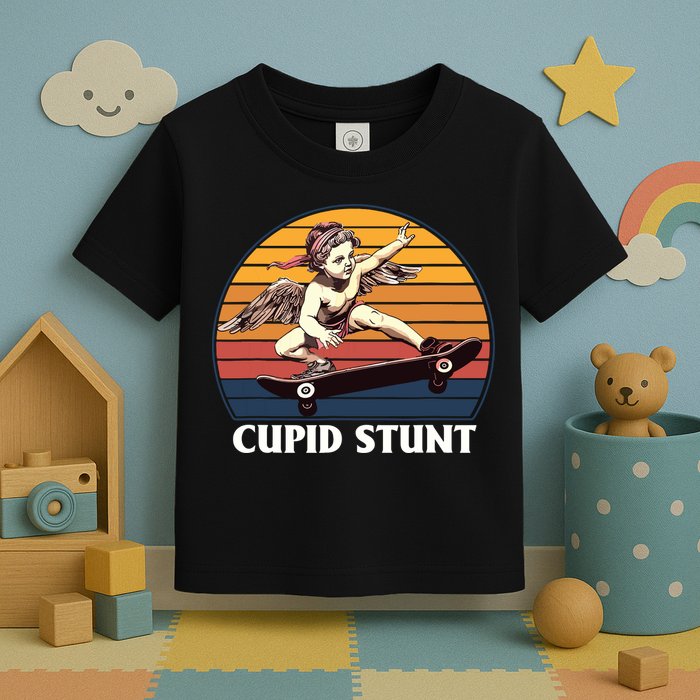 Cupid Stunt Funny Sarcastic Offensive Humor Embarrassing Toddler T-Shirt