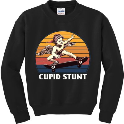 Cupid Stunt Funny Sarcastic Offensive Humor Embarrassing Kids Sweatshirt